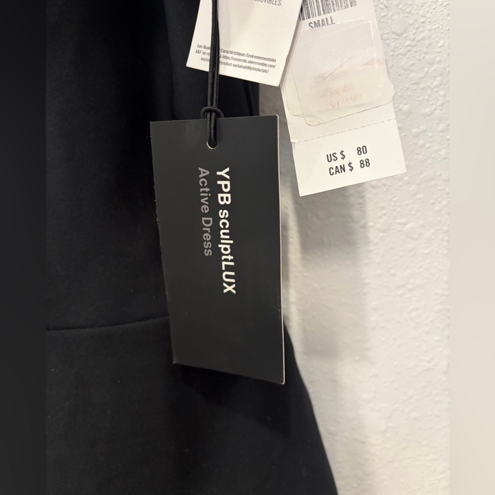 YPB SculptLUX Active Dress in Black - Picture 3 of 4